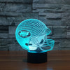 Chic Houston Texans Team Logo American Football Cap Helmet USB Operated 3D visual Light Illusion Table lamp For kids room Decor