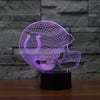 Chic Houston Texans Team Logo American Football Cap Helmet USB Operated 3D visual Light Illusion Table lamp For kids room Decor