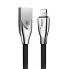 Baseus Zinc Alloy Metal USB Cable For iPhone X 8 7 6 5 Fast Charging Cable For iPad USB Charger Cable Mobile Phone Data Cables