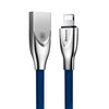 Baseus Zinc Alloy Metal USB Cable For iPhone X 8 7 6 5 Fast Charging Cable For iPad USB Charger Cable Mobile Phone Data Cables
