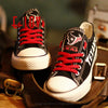 Houston Texans Canvas Shoes Graffiti Lace Shoes Casual Shoes UNISEX