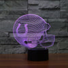Chic Houston Texans Team Logo American Football Cap Helmet USB Operated 3D visual Light Illusion Table lamp For kids room Decor