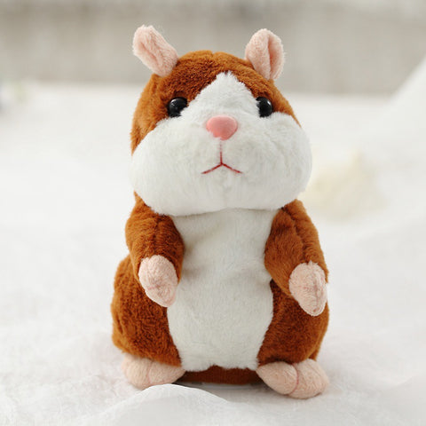 Promotion 15cm Lovely Talking Hamster Speak Talk Sound Record Repeat Stuffed Plush Animal Kawaii Hamster Toys For Children