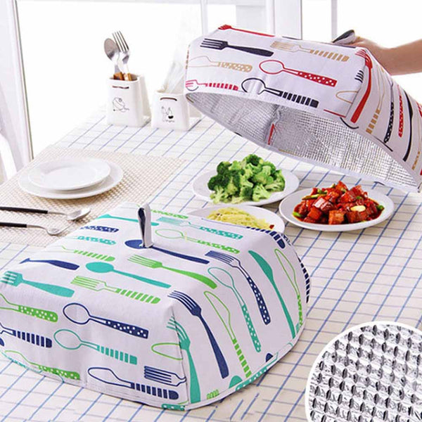 Food Covers Keep Warm food Vegetable Cover Foldable Aluminum Foil Cover Dishes Insulation Kitchen Gadgets food Dustproof cover