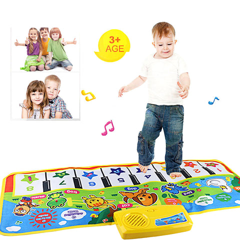New Touch Play Keyboard Musical Music Singing Gym Carpet Mat Best Kids Baby Gift