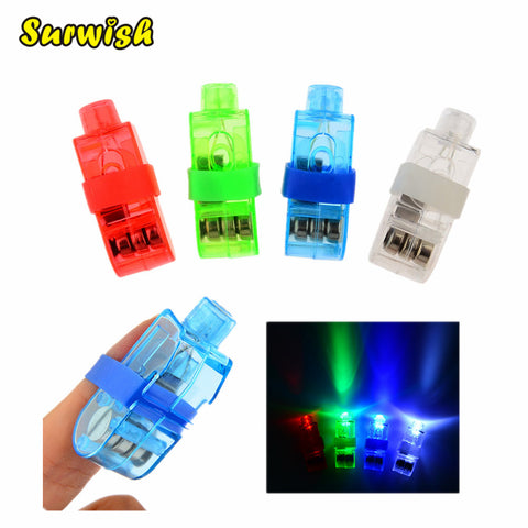 Surwish 40Pcs Colorful LED Finger Lights Light-up Rings Party Gadgets Kids Toy