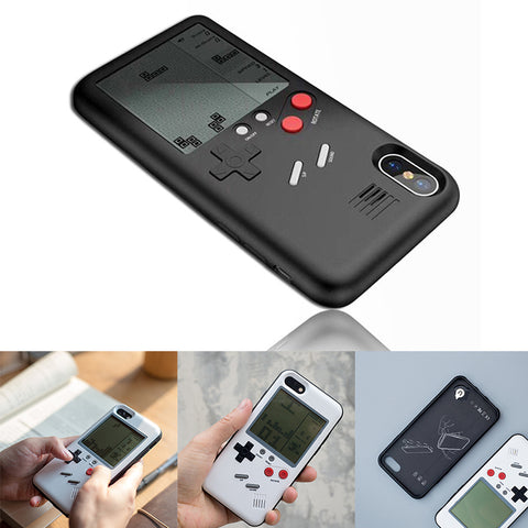 Game Console Tetris Gameboy Phone Case For iPhone 6 6s 7 8 6 Plus X Cover Retro Game Boy Soft TPU Silicone Phone Case
