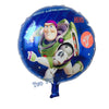 10pcs Toy story foil balloons 18inch cartoon hero Woody captain Buzz balls child birthday party decorations kids helium globos