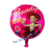 10pcs Toy story foil balloons 18inch cartoon hero Woody captain Buzz balls child birthday party decorations kids helium globos