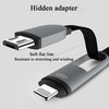 Aokin 2 in 1 Retractable Samsung Micro USB Charger and iPhone Charging Cable Mobile Phone