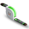 Aokin 2 in 1 Retractable Samsung Micro USB Charger and iPhone Charging Cable Mobile Phone