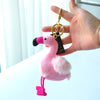 Cute plush flamingo bts peluches stuffed animals toy keychain children's toys and gifts
