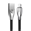 Baseus Zinc Alloy Metal USB Cable For iPhone X 8 7 6 5 Fast Charging Cable For iPad USB Charger Cable Mobile Phone Data Cables