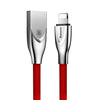 Baseus Zinc Alloy Metal USB Cable For iPhone X 8 7 6 5 Fast Charging Cable For iPad USB Charger Cable Mobile Phone Data Cables